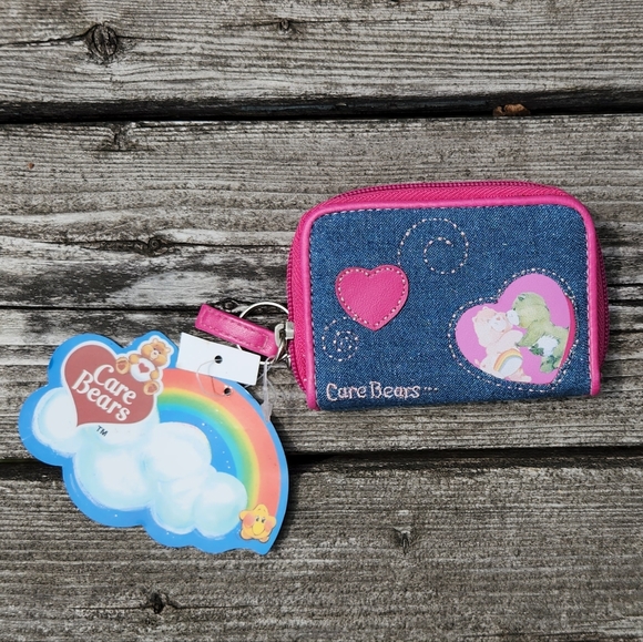 NWT VINTAGE Care Bears Denim Jean Wallet RARE 2004 - Picture 2 of 11